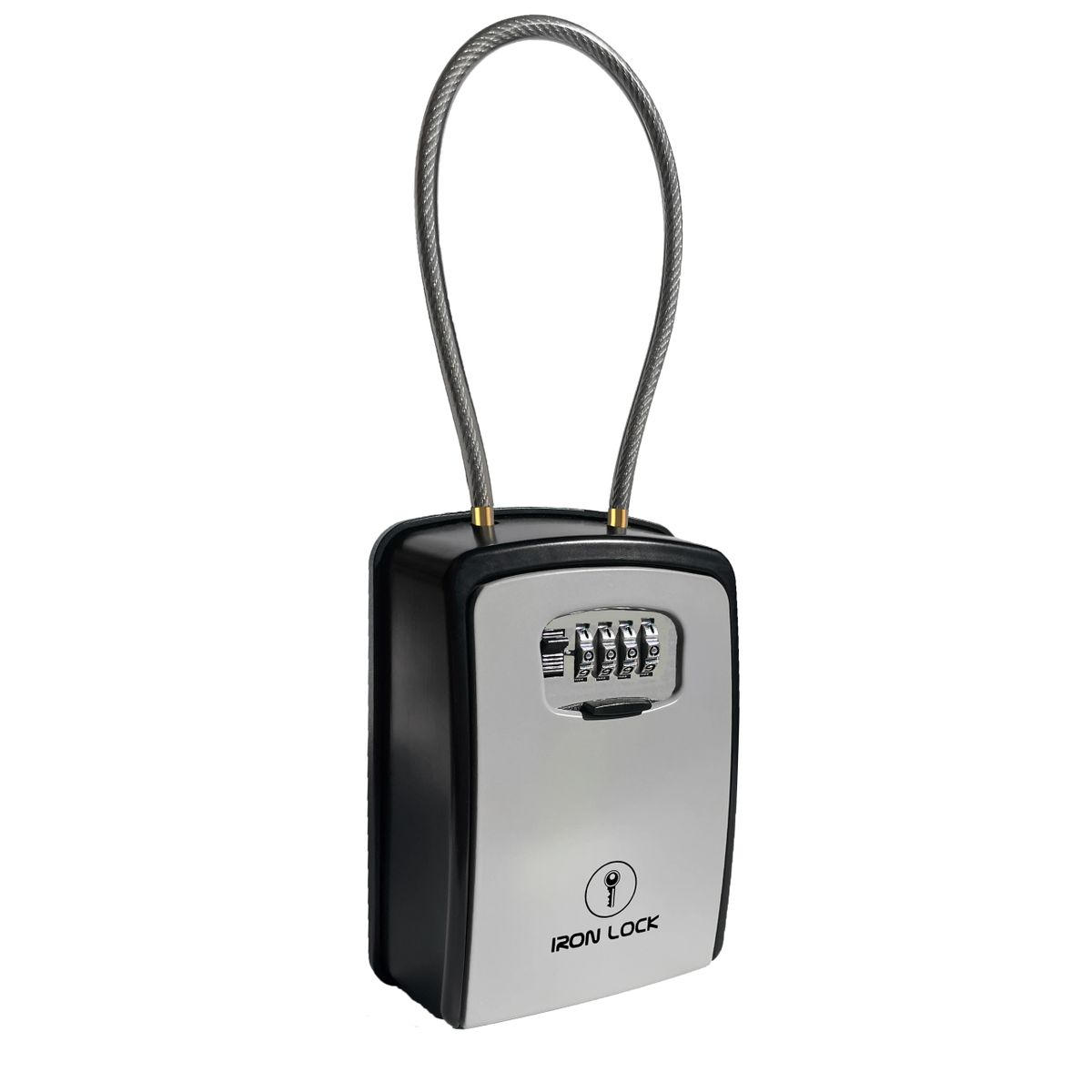 Iron Lock® XXLarge Waterproof Lock Box with Removable Cable Shackle and 4Digit Combination